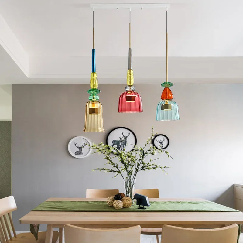 ChromaChic Glass Pendant Light