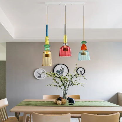 ChromaChic Glass Pendant Light