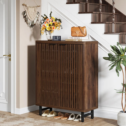 Oslo Walnut Shoe Cabinet US