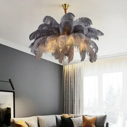 Palmira Feather Pendant Chandelier