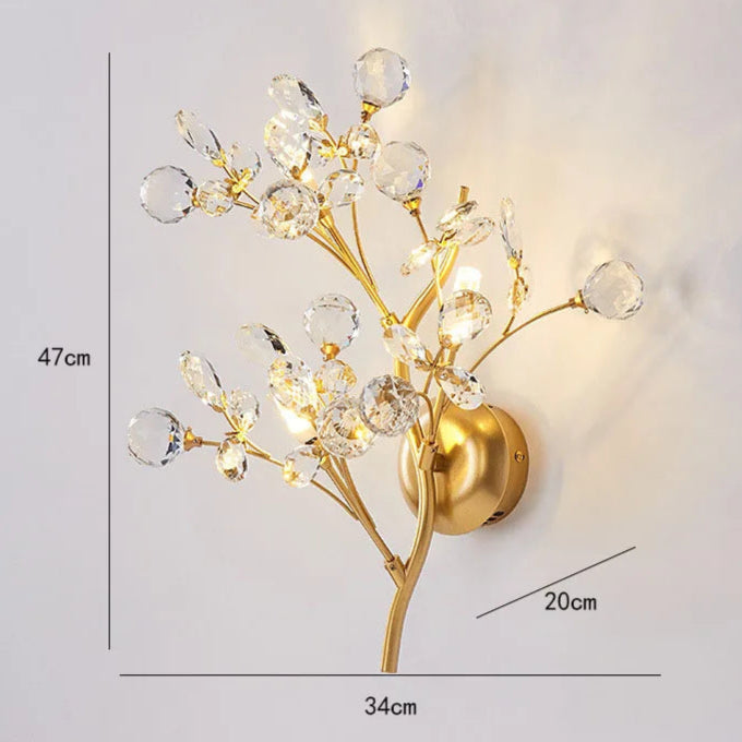 The Crystal Arbor Wall Light
