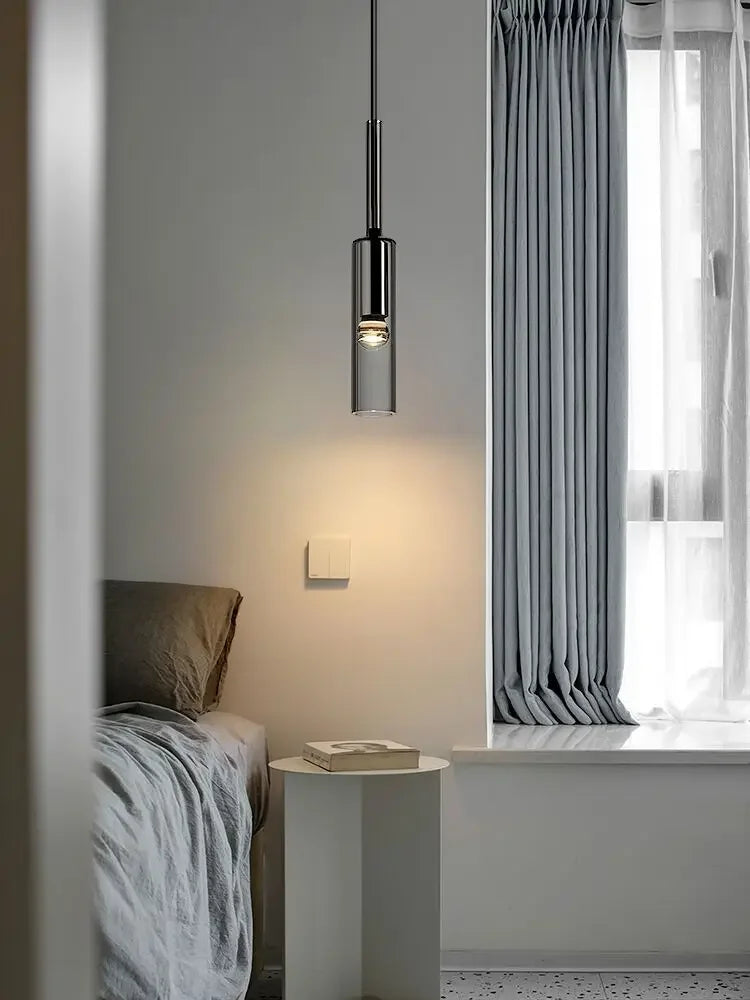 Eclipse Sphere Smoked Crystal Pendant Light