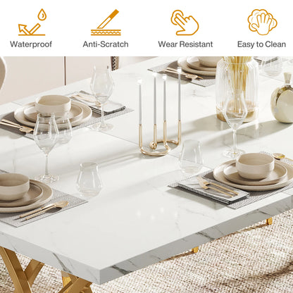 Sovana Gold Dining Table US