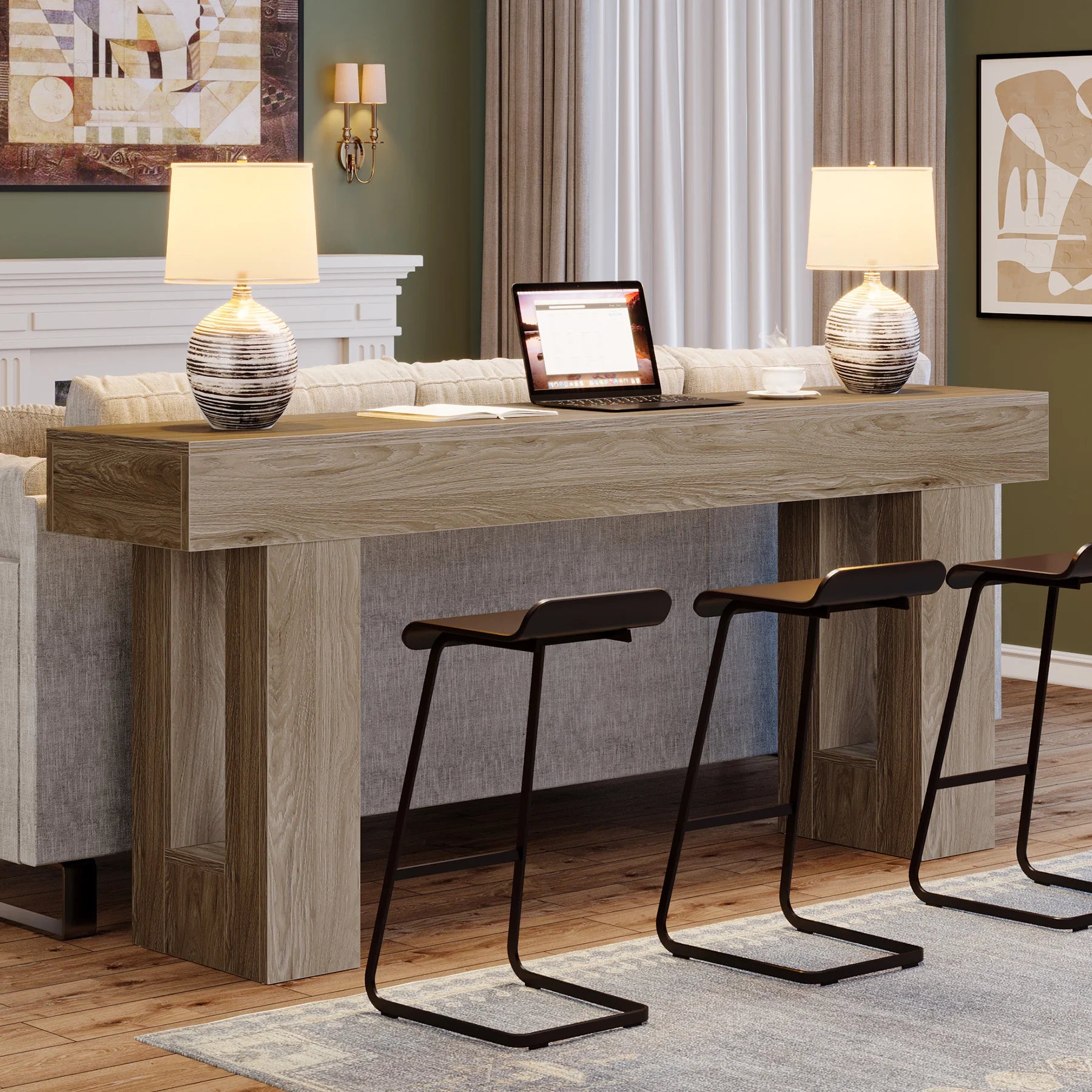 Rustic Hallway Console Table US - KaveCore