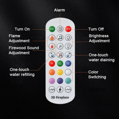 FlameCraft Humidifier – 3D Smart Water Vapor Fireplace - KaveCore