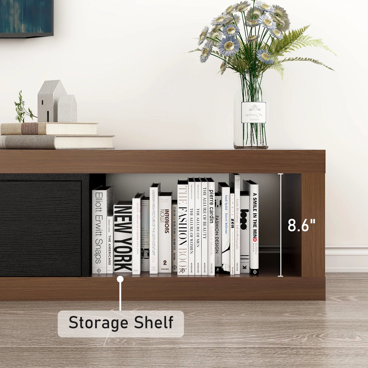 The AlignMax Media Console – Extendable TV Cabinet with 3 Drawers & Shelf US - KaveCore