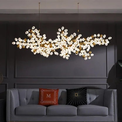 Golden Bloom Chandelier