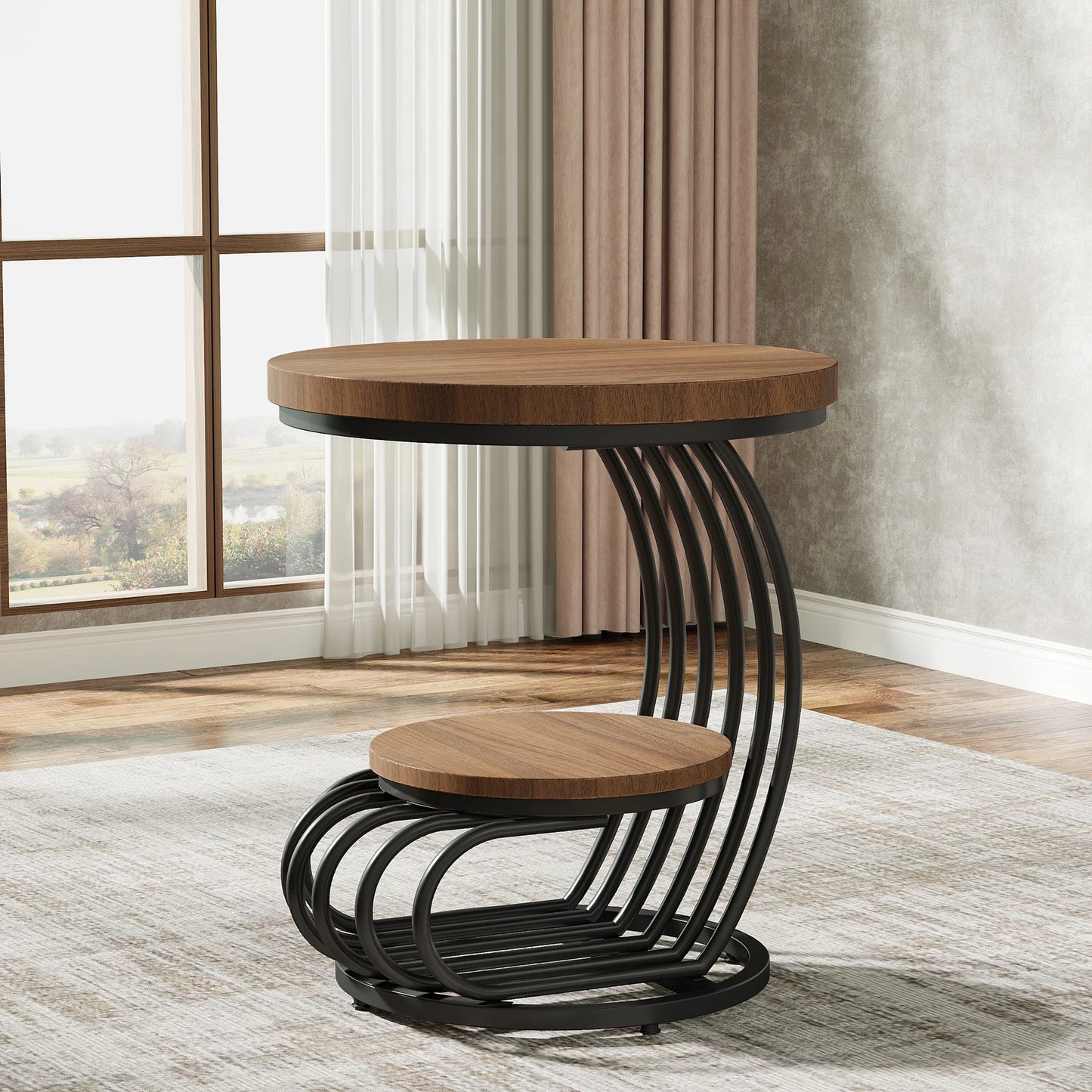 Evoque Curve Side Tables US