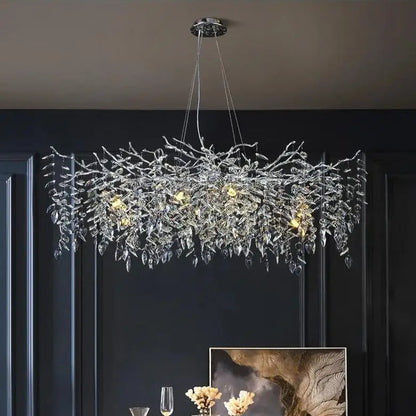 Crystal Rainfall Chandelier