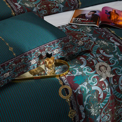 Renaissance Court Baroque Duvet Cover Set (Long-Staple Sateen Cotton)