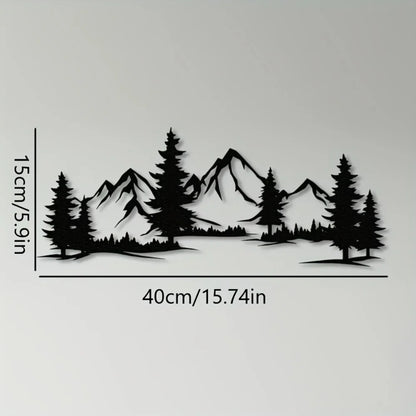 Blackridge Pine Panorama Metal Wall Art