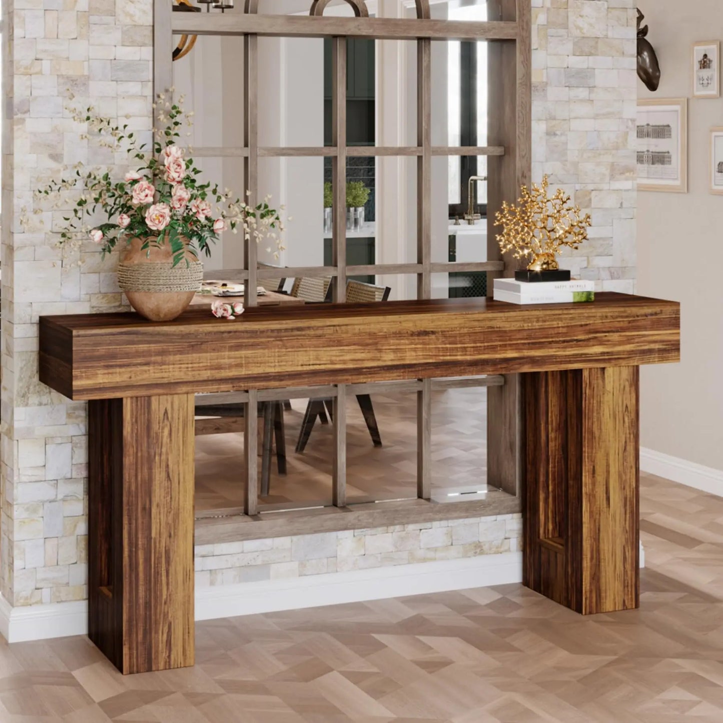 Rustic Hallway Console Table US - KaveCore