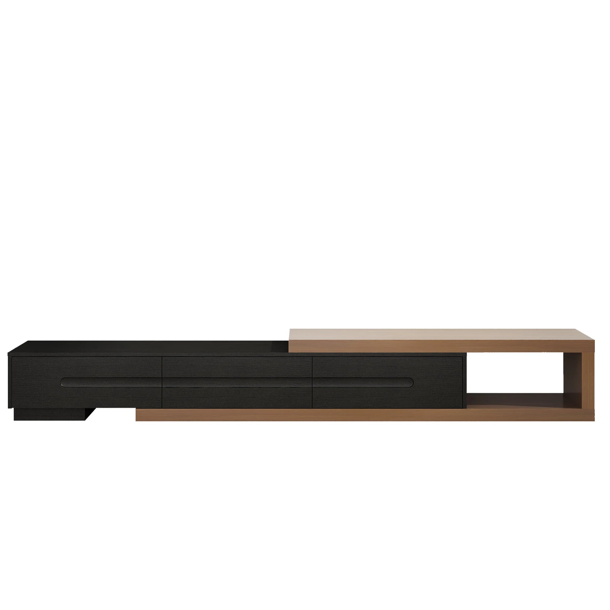 The AlignMax Media Console – Extendable TV Cabinet with 3 Drawers & Shelf US - KaveCore