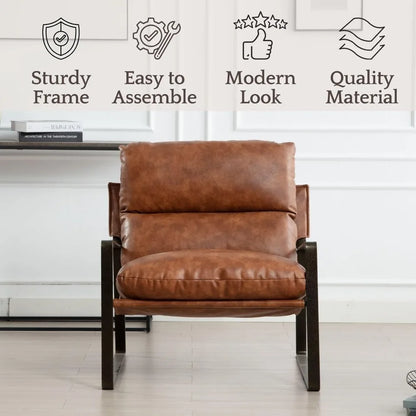 Avondale Modern PU Leather Accent Chair US - KaveCore