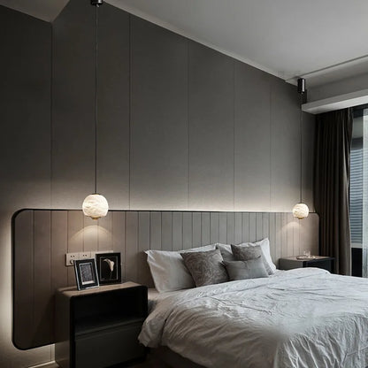 Sleek Marble Hanging Lamp - KaveCore