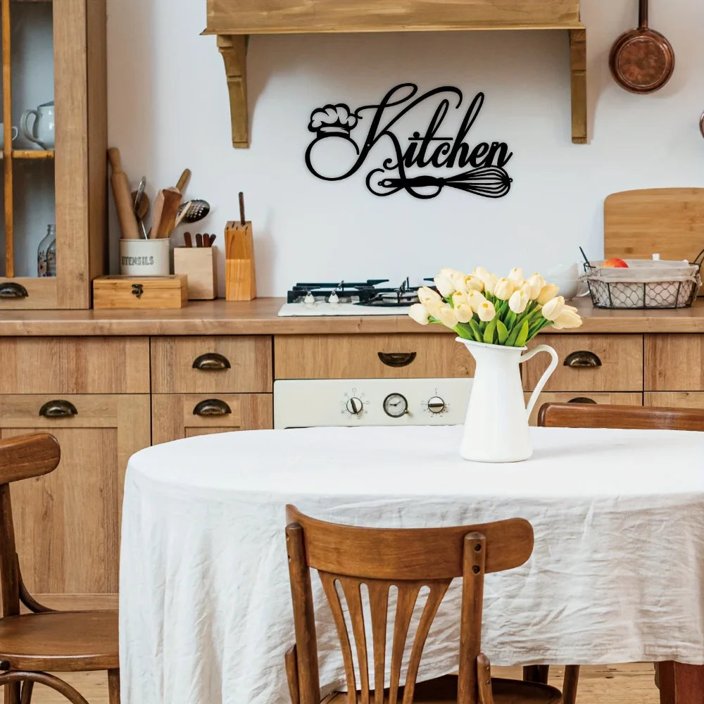 Kitchen Emblem Metal Wall Art