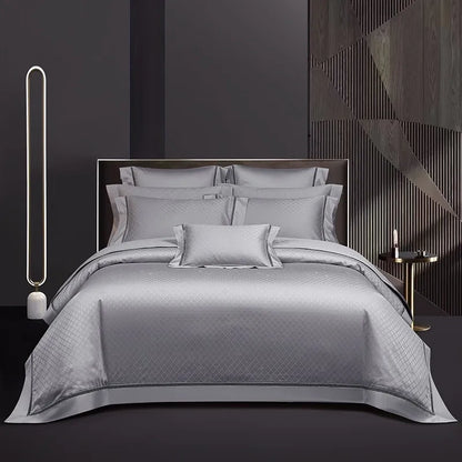 Palais Diamond Duvet Cover Set (Long-Staple Sateen Cotton)
