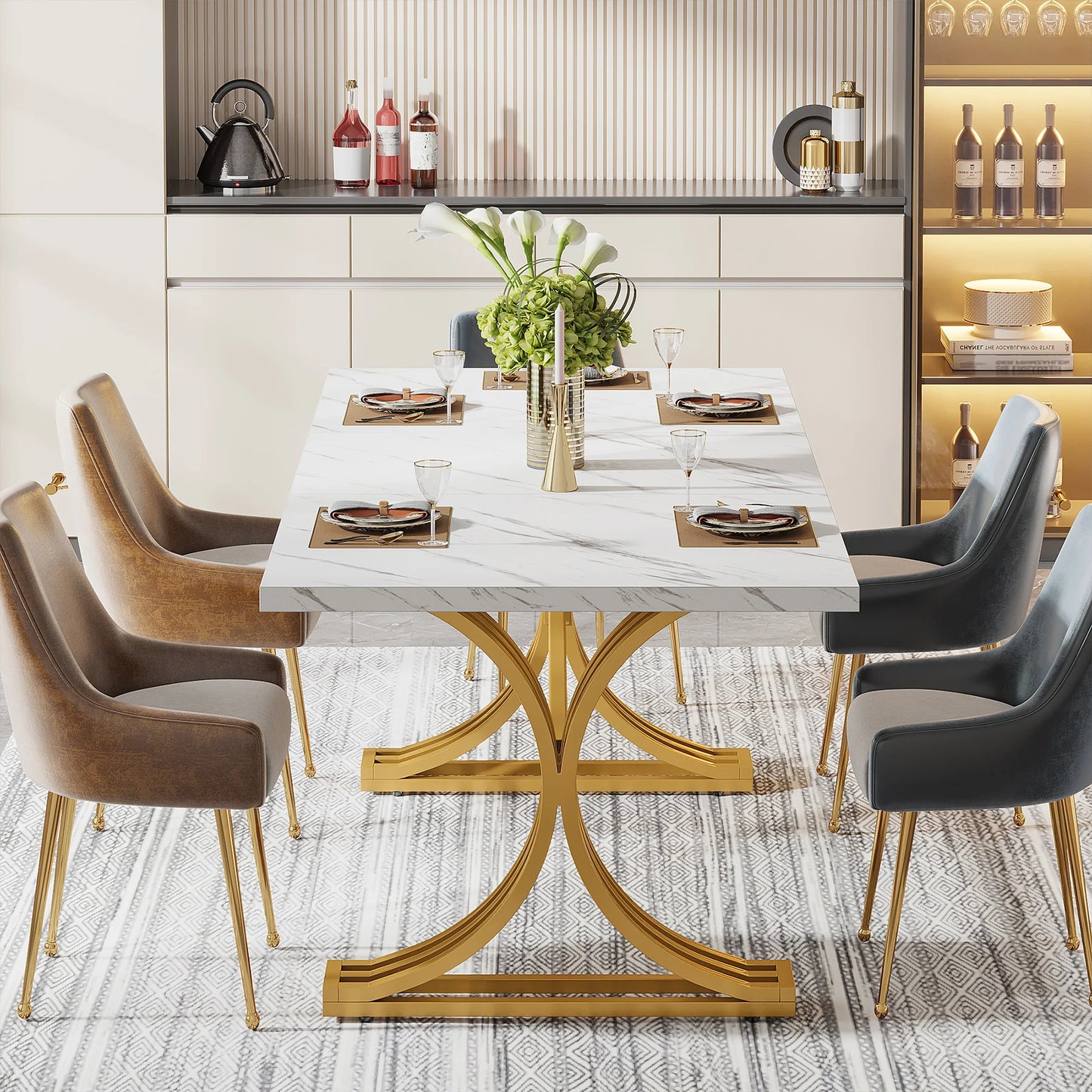 Opulence Dining Table US - KaveCore