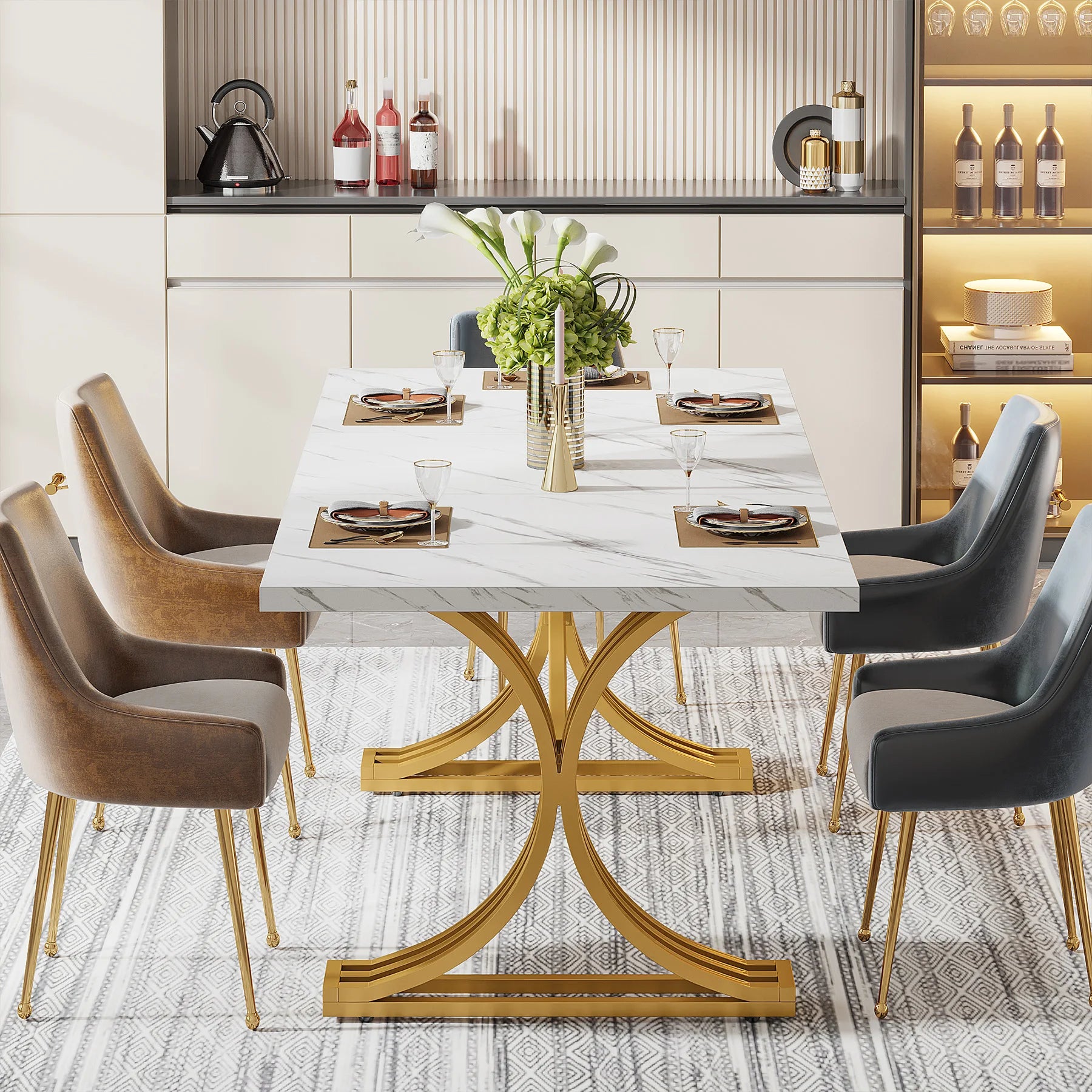 Opulence Dining Table US - KaveCore