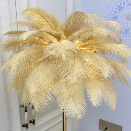 Palmira Feather Table Lamp - KaveCore