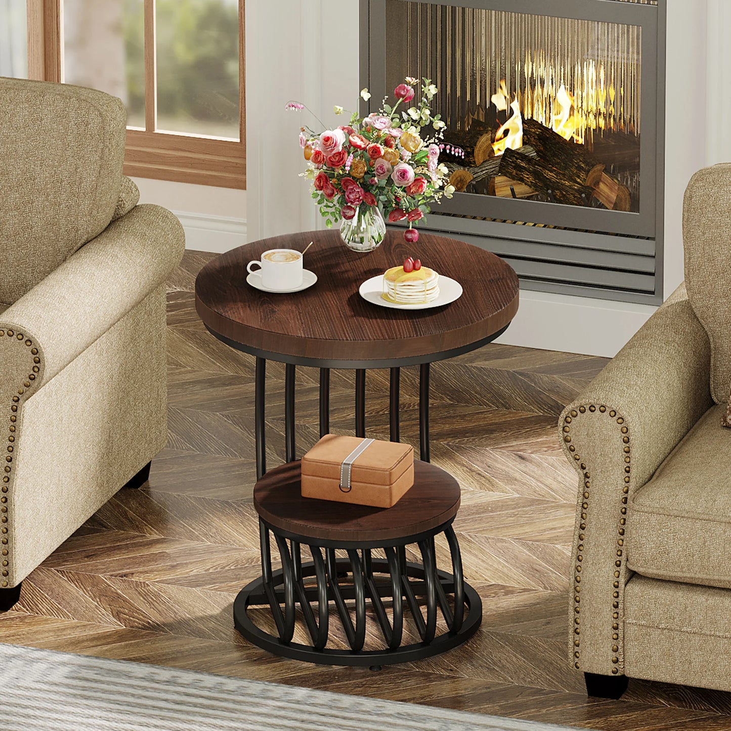 Evoque Curve Side Tables US