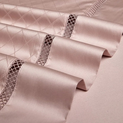 Palais Diamond Duvet Cover Set (Long-Staple Sateen Cotton)