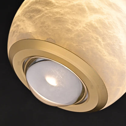 Sleek Marble Hanging Lamp - KaveCore