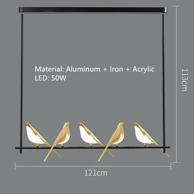 Modern Chiriya Linear Pendant Lamp