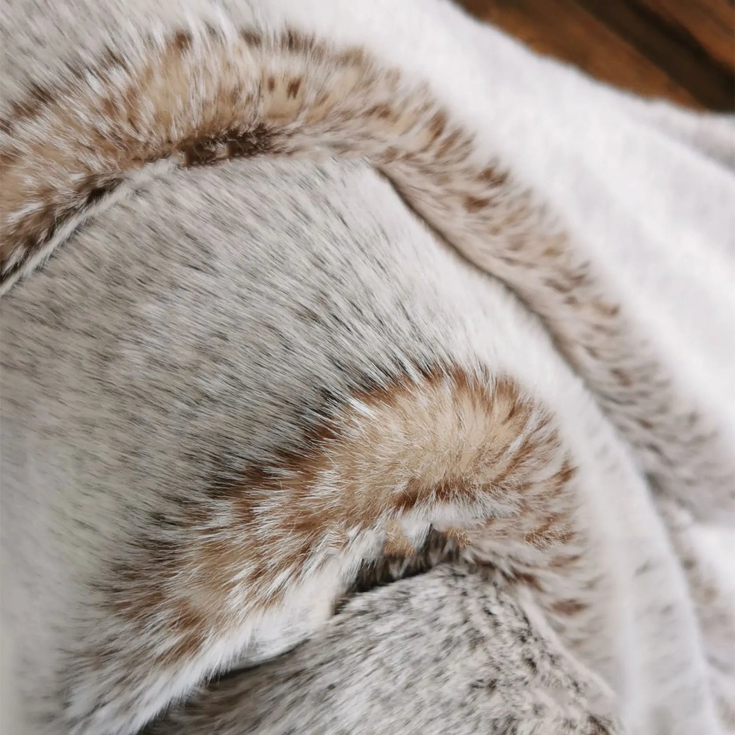 St. Moritz Luxe Chalet Faux-Fur Blanket Throw