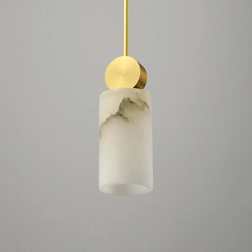Luxe Marble Glow Pendant