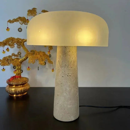 Kinoko Marble Stone Lamp - KaveCore