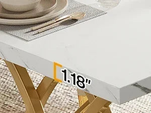 Sovana Gold Dining Table US