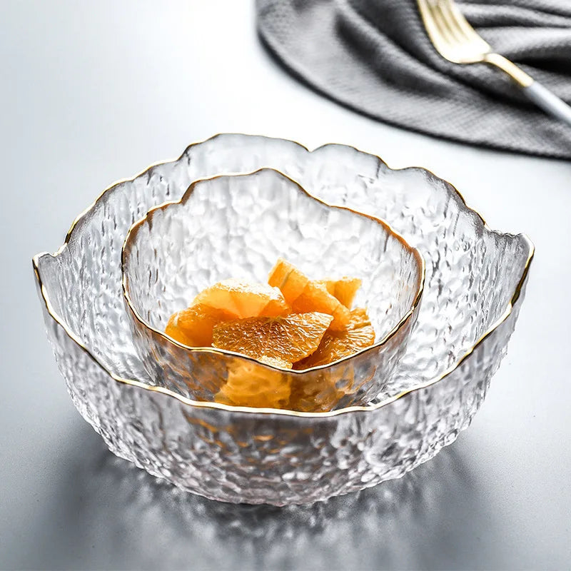 HaloGlass Wavy Bowl Collection (Set of 3)