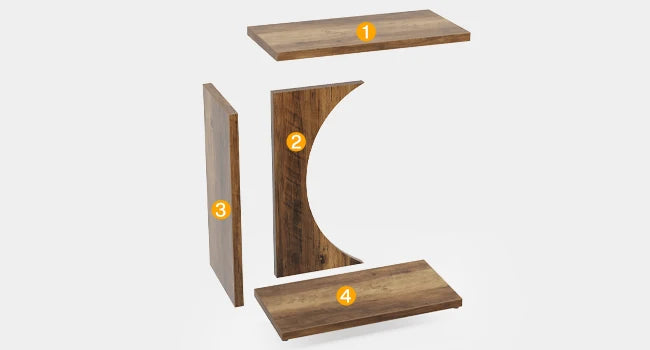 Canyon Curve End Table US