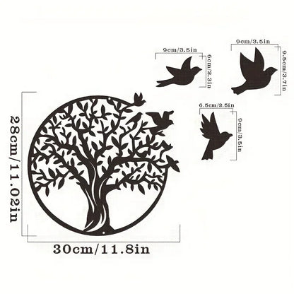 Birds of Grace Metal Wall Art