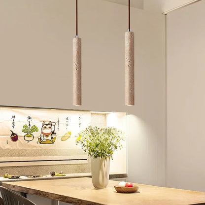 Caliza Stone Pendant Light