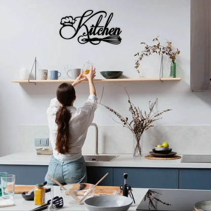 Kitchen Emblem Metal Wall Art