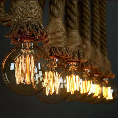 Knotted Rope Pendant Light - KaveCore