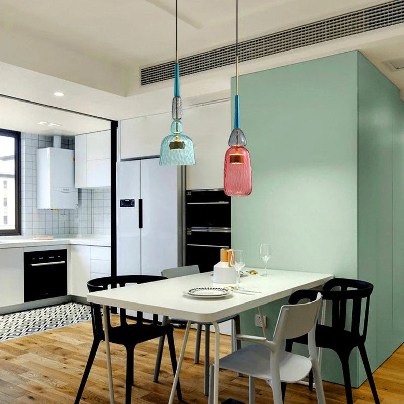 ChromaChic Glass Pendant Light