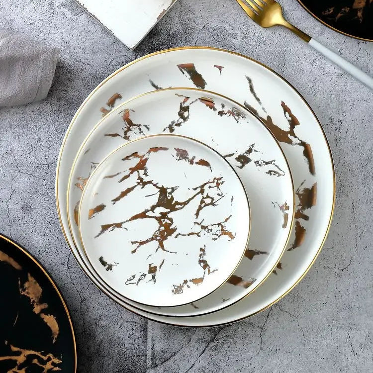 Marblitz Plate Dining Set (Set Of 3)