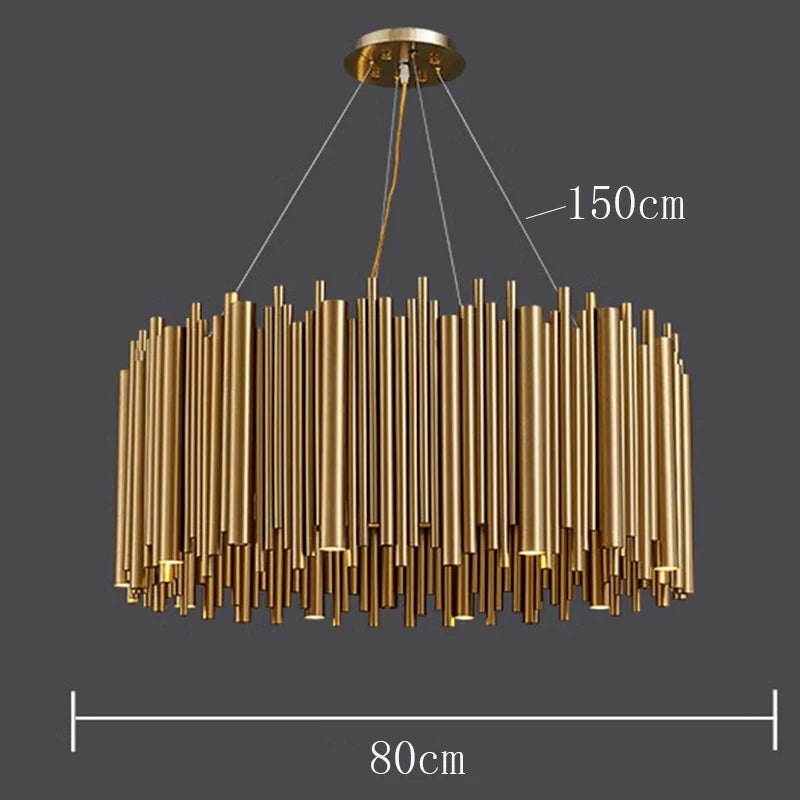 Gold Rhapsody Chandelier