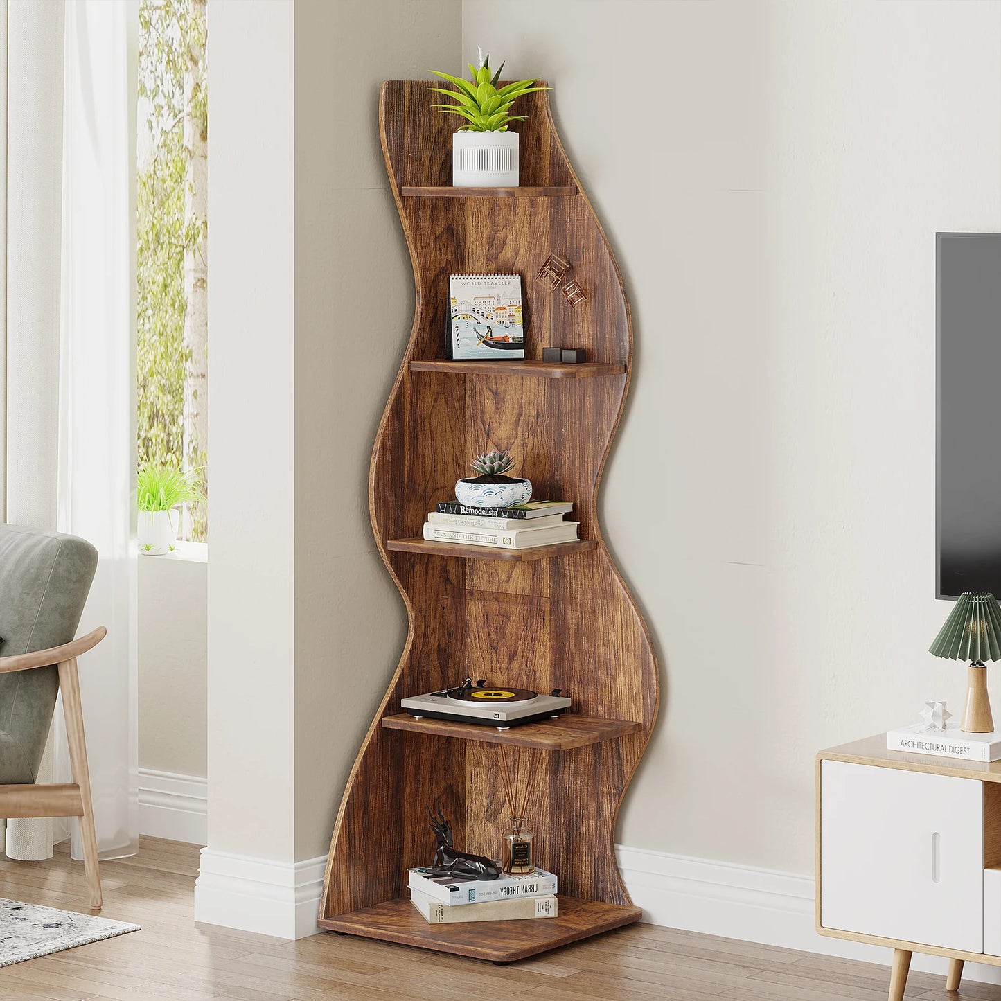 Waveline Corner Shelf US - KaveCore