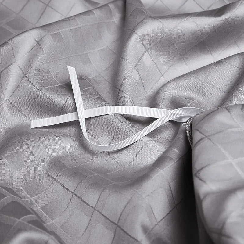 Palais Diamond Duvet Cover Set (Long-Staple Sateen Cotton)