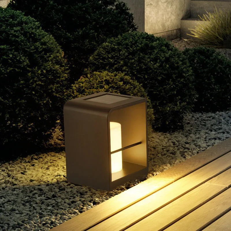 NightCube – Elegant Solar LED Light for Outdoor Ambiance - KaveCore