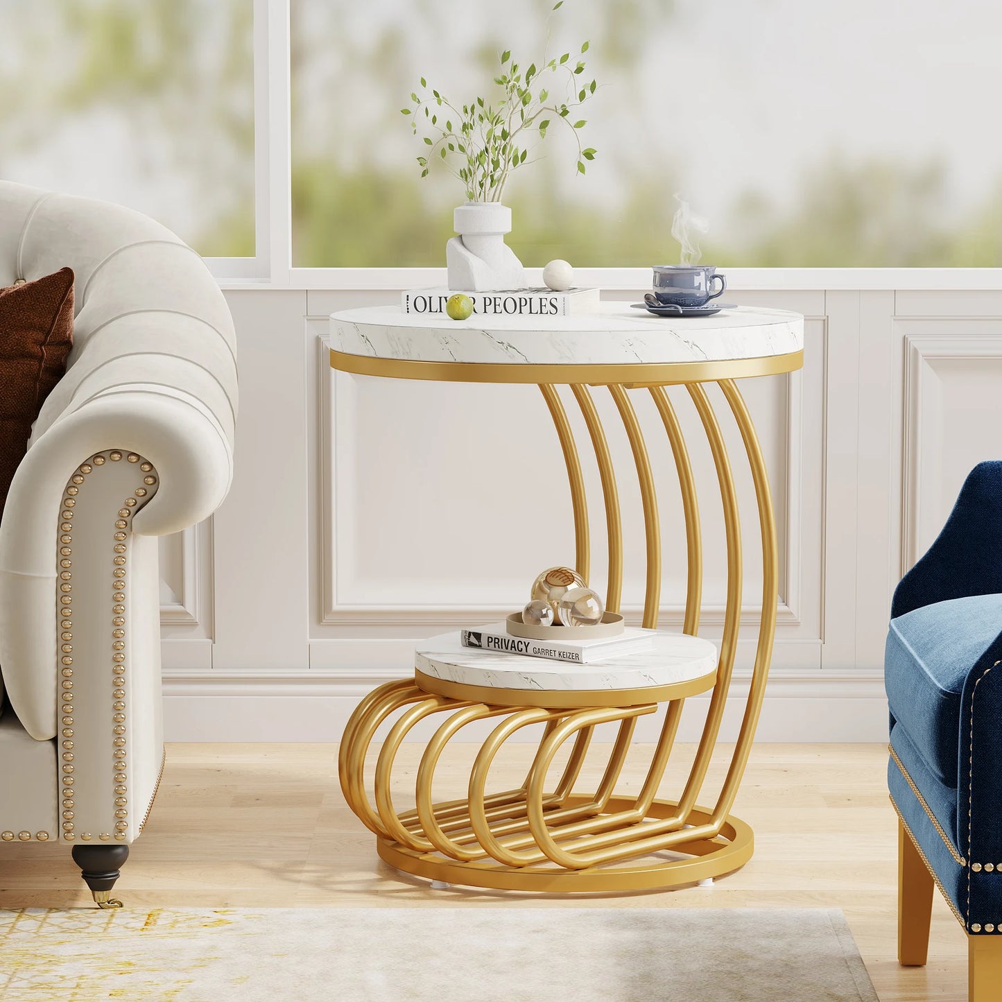 Evoque Curve Side Tables US