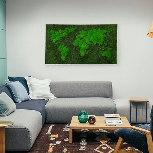 GeoBloom Natural Moss Art