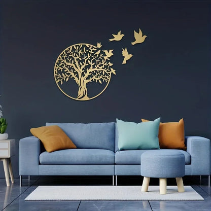 Birds of Grace Metal Wall Art