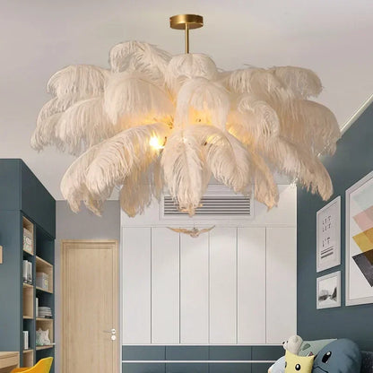 Palmira Feather Pendant Chandelier