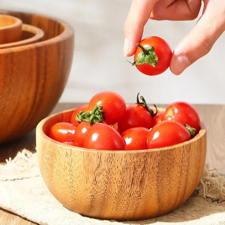 Arbour Wood Serving Bowl