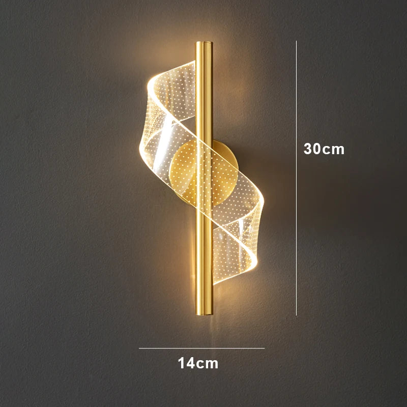 Spiral LED Wall Lamp - KaveCore